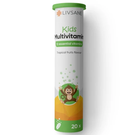 LIVSANE A-Z Multivitamín pre deti 20 kusov