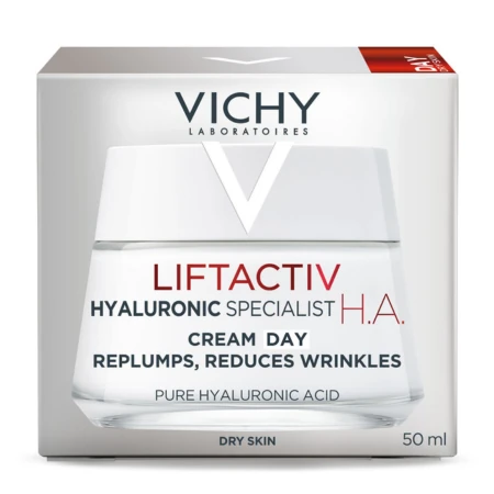 VICHY Liftactiv hyaluronic specialist H.A. spevňujúci krém  proti vráskam na suchú pleť 50 ml