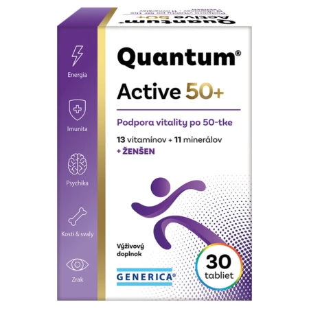 GENERICA Quantum active 50+ 30 tabliet
