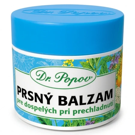 DR. POPOV Prsný balzam pre dospelých 50 ml