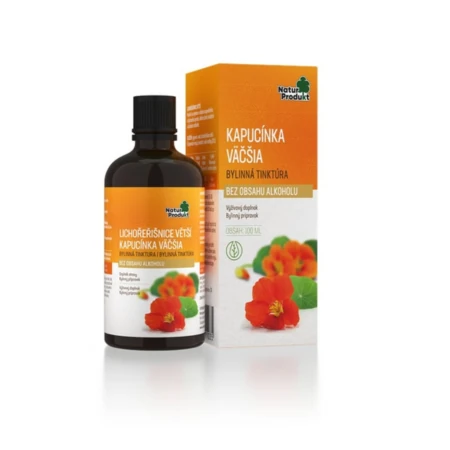 NATURPRODUKT Kapucínka väčšia bylinná tinktúra kvapky 100 ml