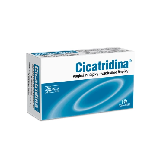 CICATRIDINA Vaginálne čapíky 10 ks
