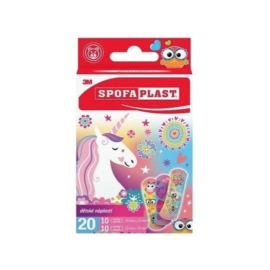 SPOFAPLAST 119 3M detská náplasť dievča 20 kusov