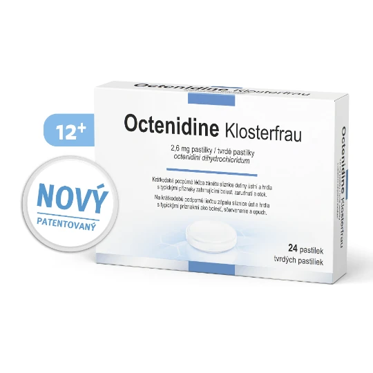 OCTENIDINE KLOSTERFRAU 2,6 mg tvrdé pastilky 24 ks