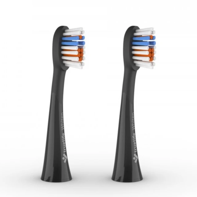 TRUELIFE Sonicbrush K-series heads whiten plus náhradné hlavice pre sonickú zubnú kefku čierne 2 ks