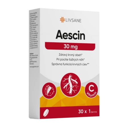 LIVSANE Aescin 30 mg 30 tabliet