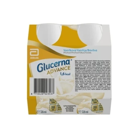 GLUCERNA Advance 1,6 kcal vanilka 24 x 220 ml