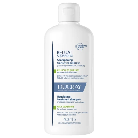 DUCRAY Kelual squanorm seboregulačný šampón mastné lupiny 400 ml