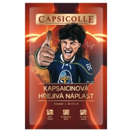 CAPSICOLLE Kapsaicínová hrejivá náplasť 12 x 18 cm 1 kus