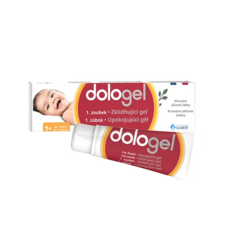 DOLOGEL Zúbok upokojujúci gél na ďasná od 1 mesiaca 25 ml