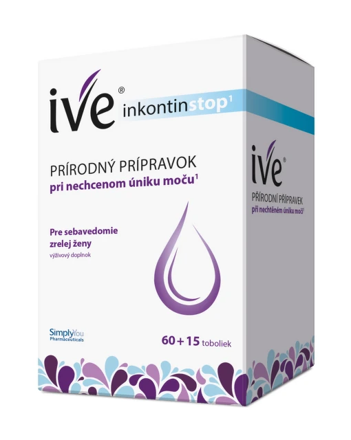 IVE Inkontin stop 60 + 15 tabliet ZADARMO