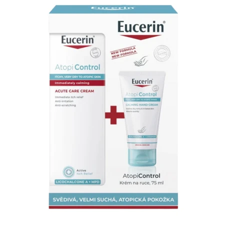 EUCERIN ATOPI CONTROL Kazeta acute krém + krém na ruky 40 ml + 75 ml 1 x 1 set