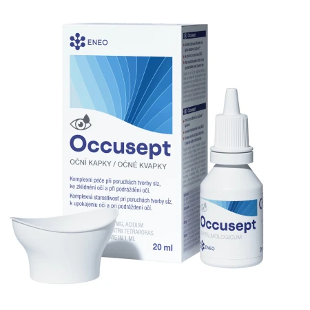 OCCUSEPT Očné kvapky s vaničkou 20 ml
