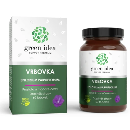 GREEN IDEA Vrbovka bylinný extrakt na prostatu a močové cesty 60 kapsúl