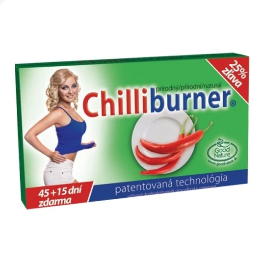 FAVEA Chilliburner akcia 25% zľava 45 + 15 tabliet ZADARMO