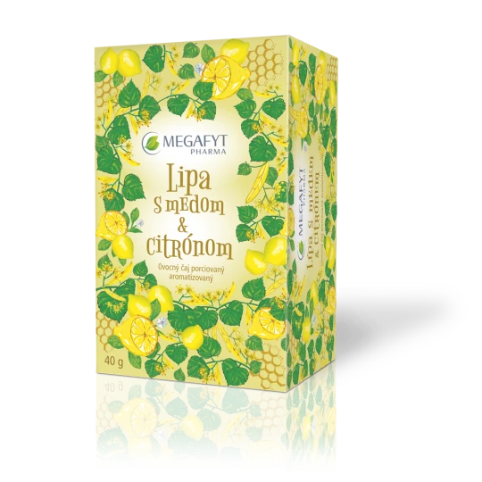 MEGAFYT Lipa s medom & citrónom 20 x 2 g