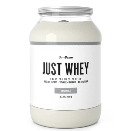 GYMBEAM Proteín just whey srvátkový proteínový prášok bez príchute inovácia 2026 1000 g