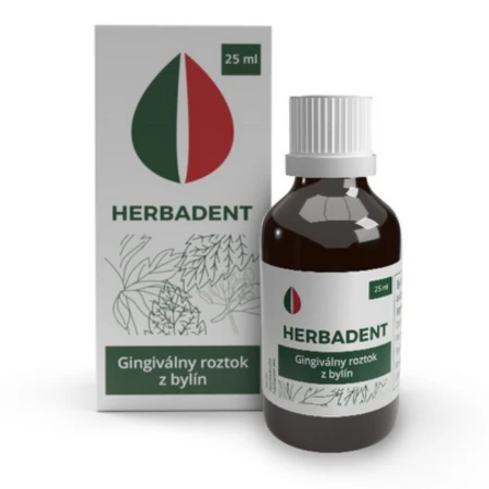 HERBADENT Gingiválny roztok z bylín 25 ml