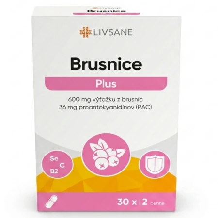 LIVSANE Brusnice plus 30 kapsúl