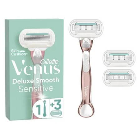 GILLETTE Venus deluxe smooth sensitive rosegold set