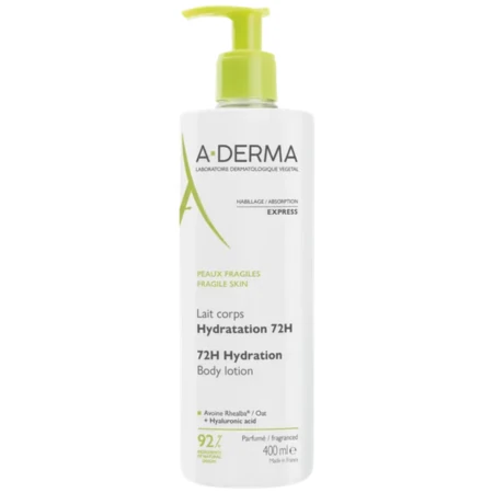 A-DERMA Telové mlieko 72H hydratácia pre krehkú pokožku 400 ml