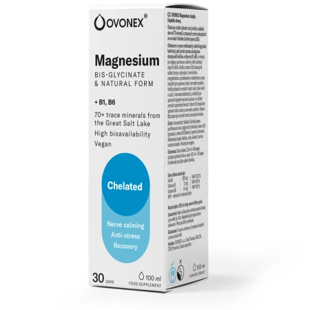 OVONEX Magnesium + B1 a B6 kvapky 100 ml