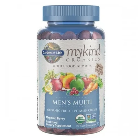 GARDEN OF LIFE Organics Men´s Multi Berry s ovocím a vitamínmi 120 ks