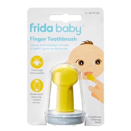 FRIDABABY SMILE Prstiačik návlek na čistenie prvých zúbkov 1 kus