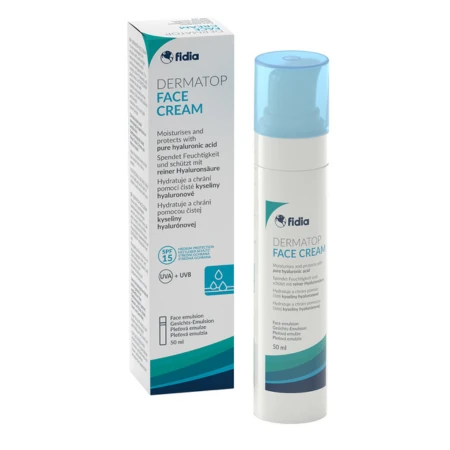 DERMATOP Face cream SPF 15 denný krém s ochranným faktorom 50 ml