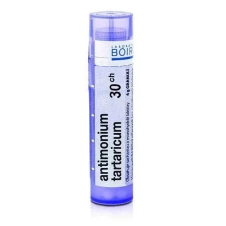 ANTIMONIUM TARTARICUM CH30 granule 4 g