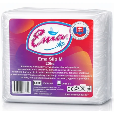 EMA Slip M plienkove nohavičky zalepovacie 20 kusov