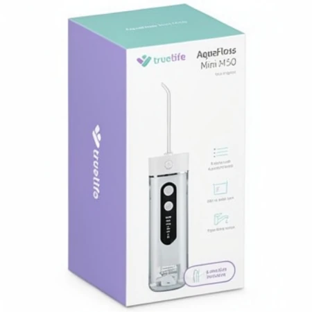 TRUELIFE Aquafloss mini M50 ústna sprcha nádržka 180 ml biela 1 x 1 ks