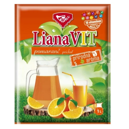 LIANA Vit pomaranč prášok na prípravu nápoja s vitamínmi 75 g