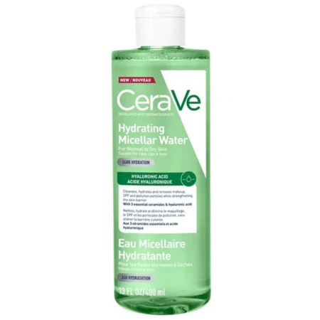 CERAVE Hydratačná micelárna voda na normálnu až suchú pleť 400 ml