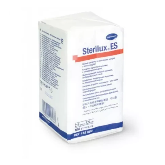 STERILUX ES Nesterilný 7,5 x 7,5cm 100 kusov