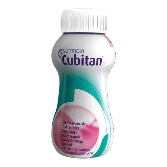 CUBITAN s jahodovou príchuťou 4 x 200 ml