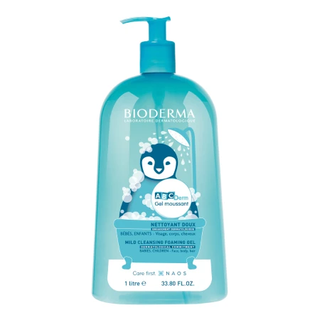BIODERMA ABCDerm gel moussant čistiaci gél pre dojčatá a deti 1 l