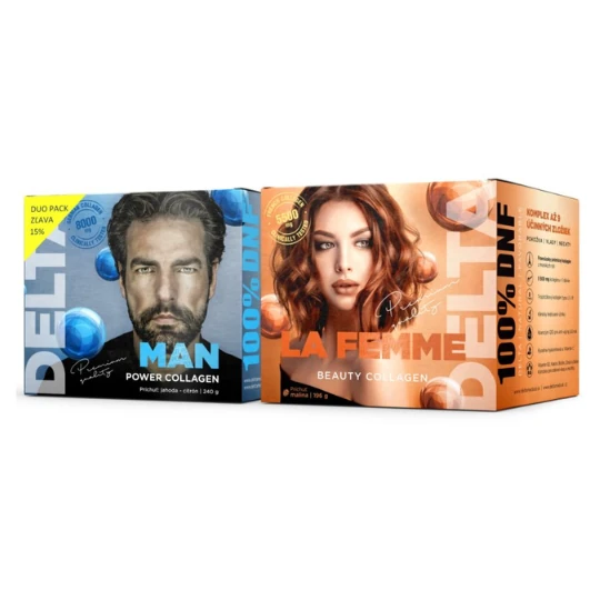 LA FEMME & MAN COLLAGEN Duo pack so zľavou 15% prášok 196 g + 240 g Set
