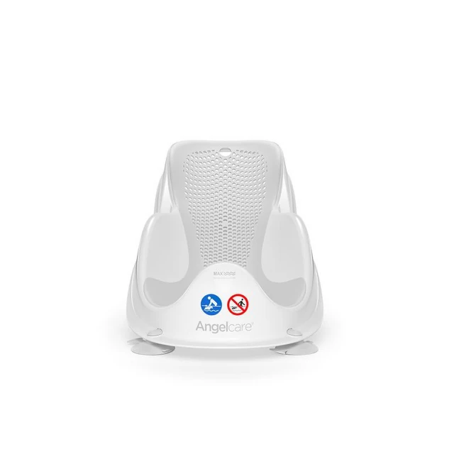 ANGELCARE Lehátko do vane fit light grey pre deti 0-6 mesiacov 1 ks