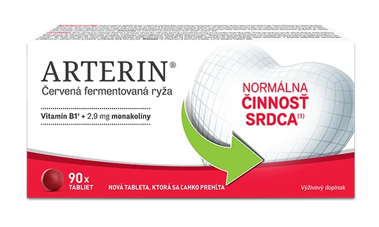 ARTERIN Červená fermentovaná ryža 90 tabliet - balenie 2 ks