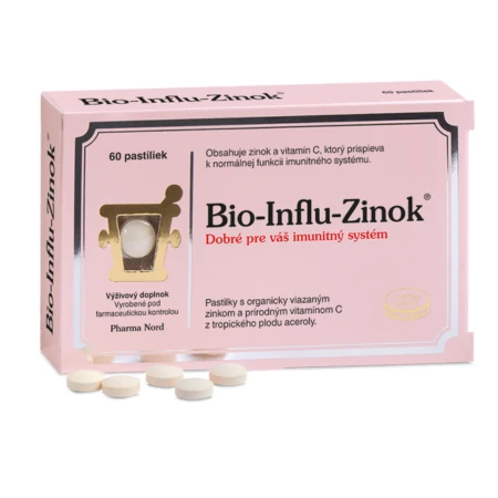 PHARMA NORD Bio influ zinok 60 tabliet