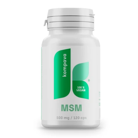KOMPAVA MSM 500 mg 120 kapsúl