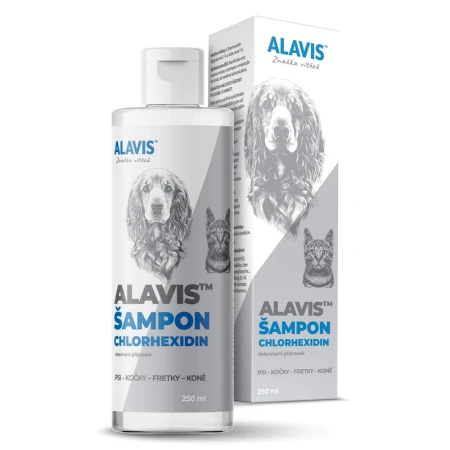 ALAVIS Šampón chlórhexidín 250 ml