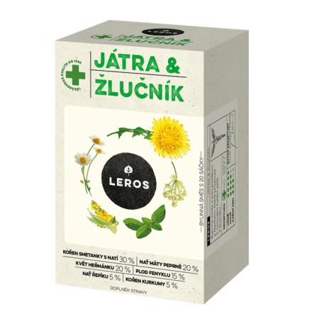 LEROS Pečeň a žlčník 20 x 1,5 g