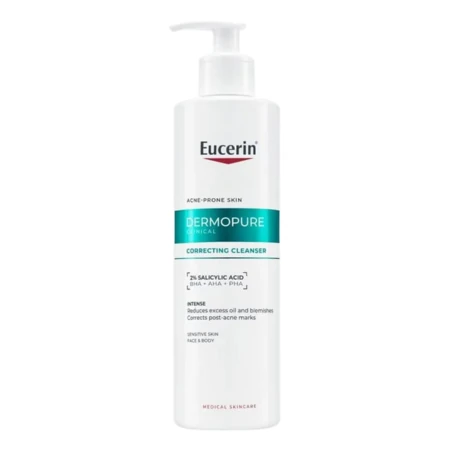 EUCERIN Dermopure Clinical Exfoliačný čistiaci gél 400 ml