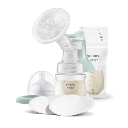 Philips AVENT Odsávačka materského mlieka manuálna Essential SCD417/20 1 set