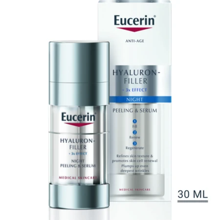 EUCERIN Hyaluron-filler nočné sérum 2 x 15 ml