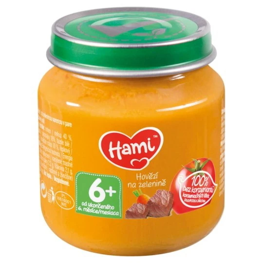 HAMI Príkrm hovädzie na zelenine 125 g