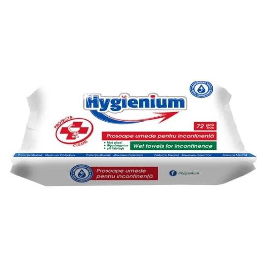 HYGIENIUM vlhčené utierky pre dospelých 72 kusov