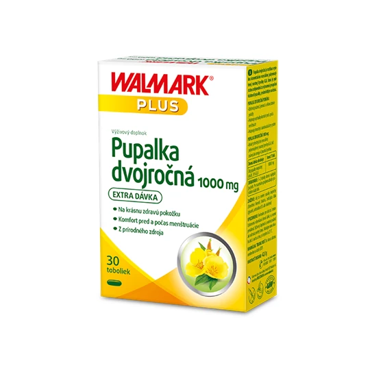 WALMARK Pupalka dvojročná 1000 mg 30 kapsúl